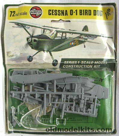 Airfix 1/72 Cessna O-1 Bird Dog Blister Pack USAF or South Vietnam, 01058-2 plastic model kit
